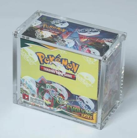Étui en acrylique – Coffret de boosters Pokémon (Display) – Transparent