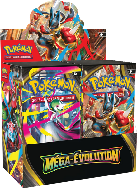 Pokémon – ME01 Méga Evolution – Boîte de 36 Boosters (Display) + Acrylic 