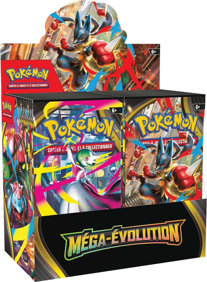 Pokémon – ME01 Méga Evolution – Boîte de 36 Boosters (Display) + Acrylic 