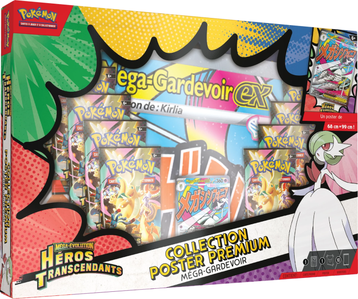 Pokémon – ME02.5 ‘Héros Transcendants’ Premium Poster Collection – Mega Gardevoir ex
