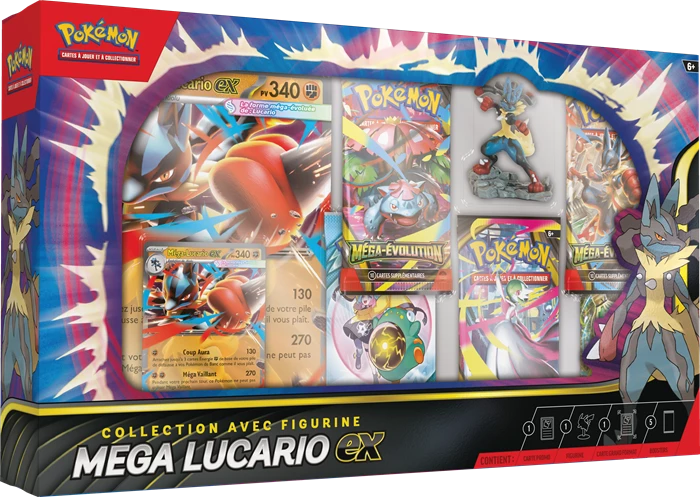 Pokémon – Méga Lucario ex Figure Collection