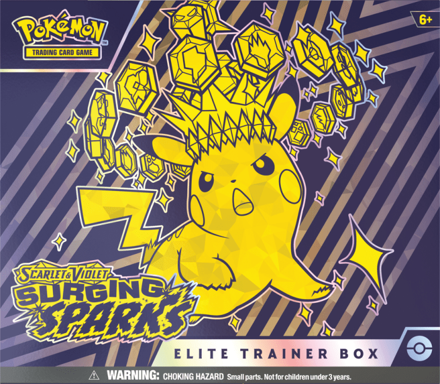 Pokémon – Surging Sparks – ETB – Con acrilico